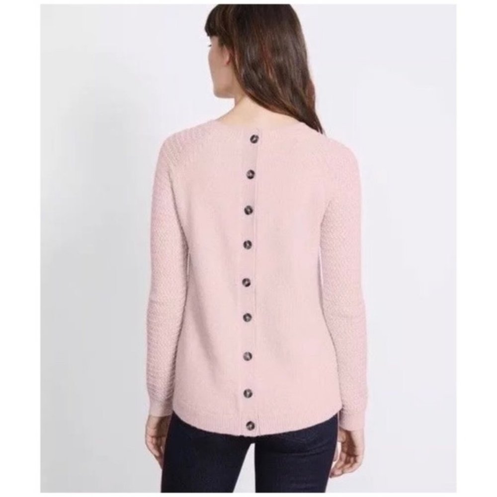 Boden - Avery Button Back Sweater, Size Medium